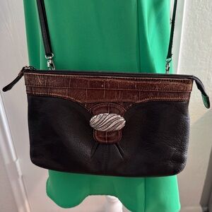 EUC Vintage Brighton crossbody organizer bag